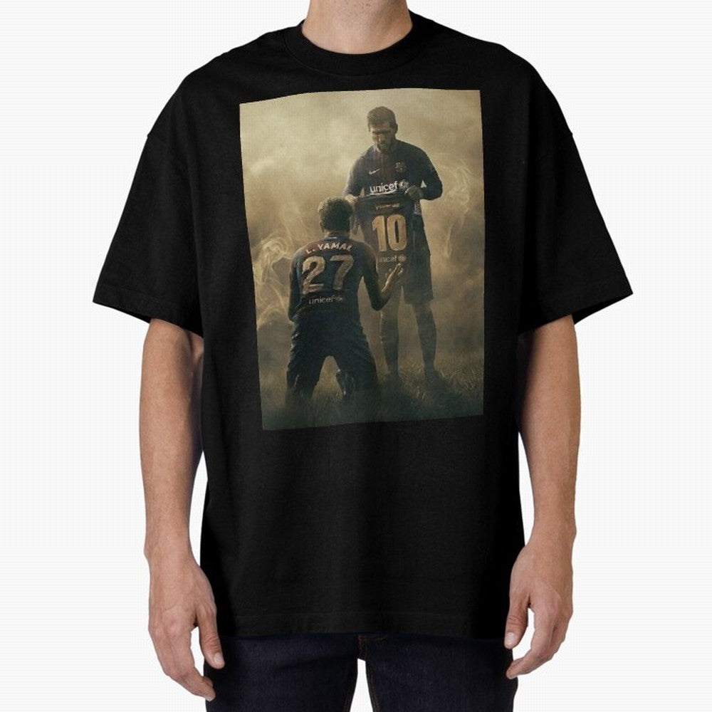 messi giving kamin yamal his shirt iconic design Classic T-Shirt Show Your Tournament Heart for Global Football Passion for FIFA World Cup 2026 USA Canada Mexico, Highlighting Messi, CR7 and Mbappe, France, Goal Celebration Energy, Supporter