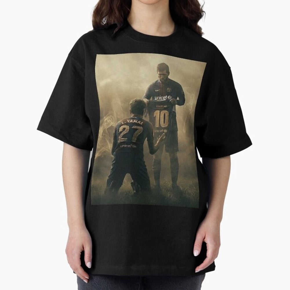 messi giving kamin yamal his shirt iconic design Classic T-Shirt Show Your Tournament Heart for Global Football Passion for FIFA World Cup 2026 USA Canada Mexico, Highlighting Messi, CR7 and Mbappe, France, Goal Celebration Energy, Supporter