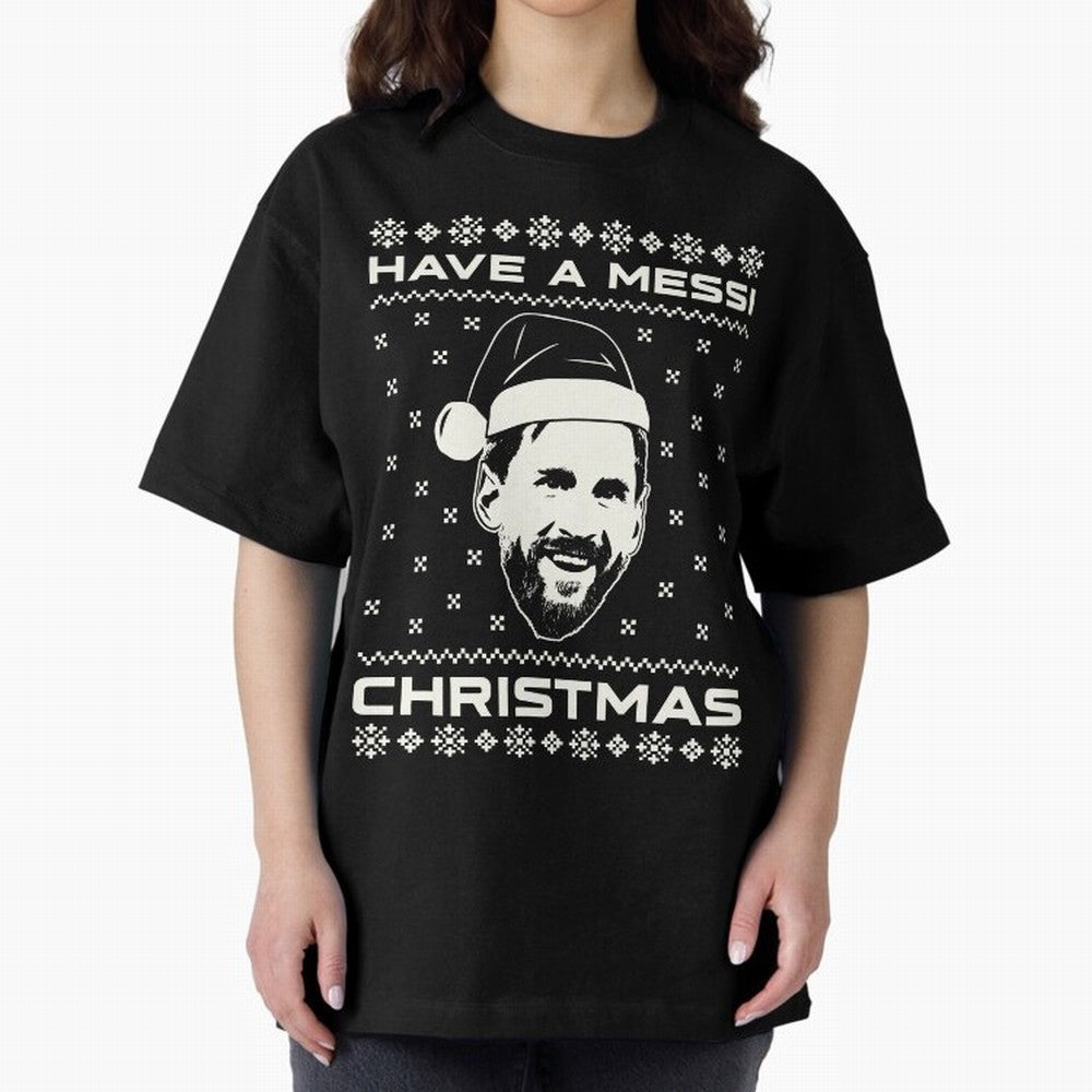 Lionel Messi Christmas Classic T-Shirt Support FIFA World Cup 2026 Spirit, with Germany, CR7, Goal Celebration Energy, Supporter Heritage, Football Icons and Worldwide Tournament Joy; Ideal for Passionate Fans Who Love Underdog Stories, Superstar