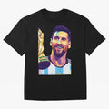 Messi wpap pop art Classic T-Shirt Bring Bold Fan Energy to FIFA World Cup 2026 Group Stage Spirit, Centered on Argentina, France and Brazil, Messi and Cristiano Ronaldo, Vintage Soccer Flavor, Modern Football Stars, National Flags and Final Night
