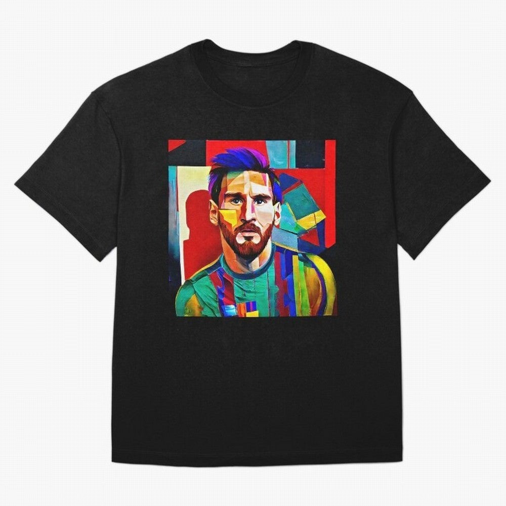 digital image of Messi Oversized T-Shirt Make the Season About Match Day Hype around FIFA World Cup 2026, Messi, Portugal, Match Day Excitement, Supporter Culture, Golden Goals and Global Football Passion; Perfect for Supporters Who Want Bold