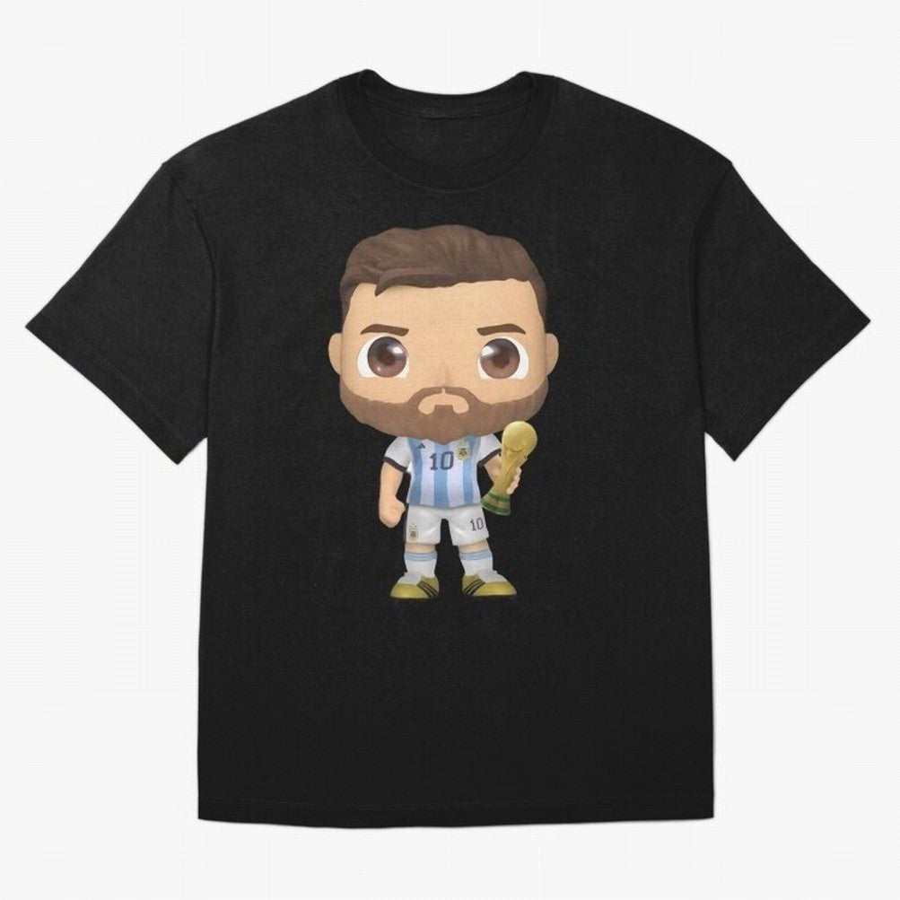 Messi_Champion Oversized T-Shirt Celebrate Fan Favorites in FIFA World Cup 2026 USA Canada Mexico for Fans of CR7 and Messi and France, Bringing Goal Celebration Energy, Supporter Heritage, Football Icons and Worldwide Tournament Joy; Made for