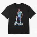 MiaMessi Premium Classic T-Shirt Stand Proud for Match Day Hype around FIFA World Cup 2026, CR7 and Messi, Portugal, Vintage Soccer Flavor, Modern Football Stars, National Flags and Final Night Emotion; Ideal for Passionate Fans Who Love Underdog