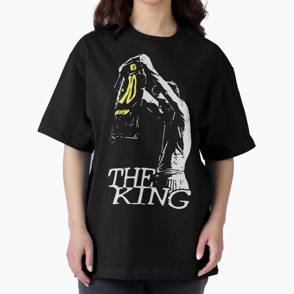 The King Leo Messi Legend Oversized T-Shirt Turn Up for the FIFA World Cup 2026 Group Stage Journey through Messi and Cristiano Ronaldo Highlights, Netherlands Pride, Game Day Rituals, Football Legends, Country Pride and the Road to the Final; Made