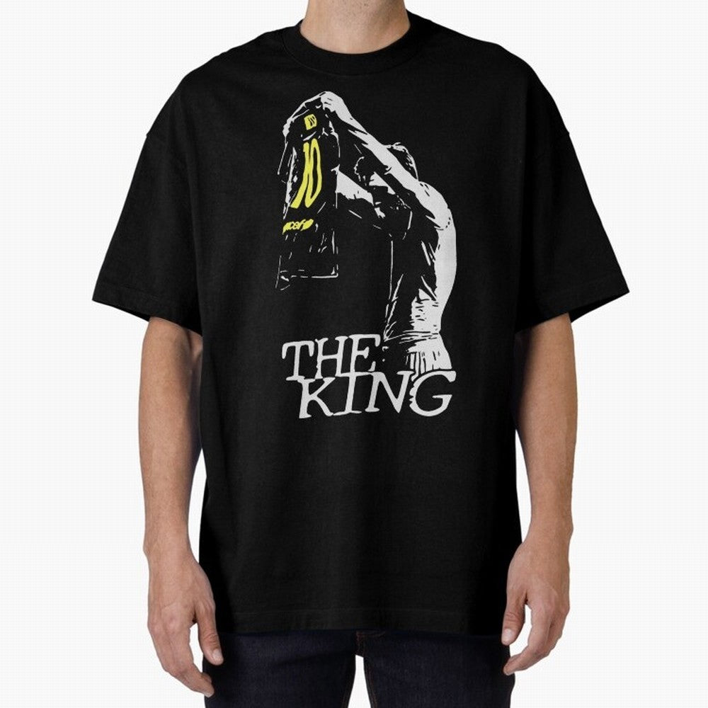 The King Leo Messi Legend Oversized T-Shirt Turn Up for the FIFA World Cup 2026 Group Stage Journey through Messi and Cristiano Ronaldo Highlights, Netherlands Pride, Game Day Rituals, Football Legends, Country Pride and the Road to the Final; Made
