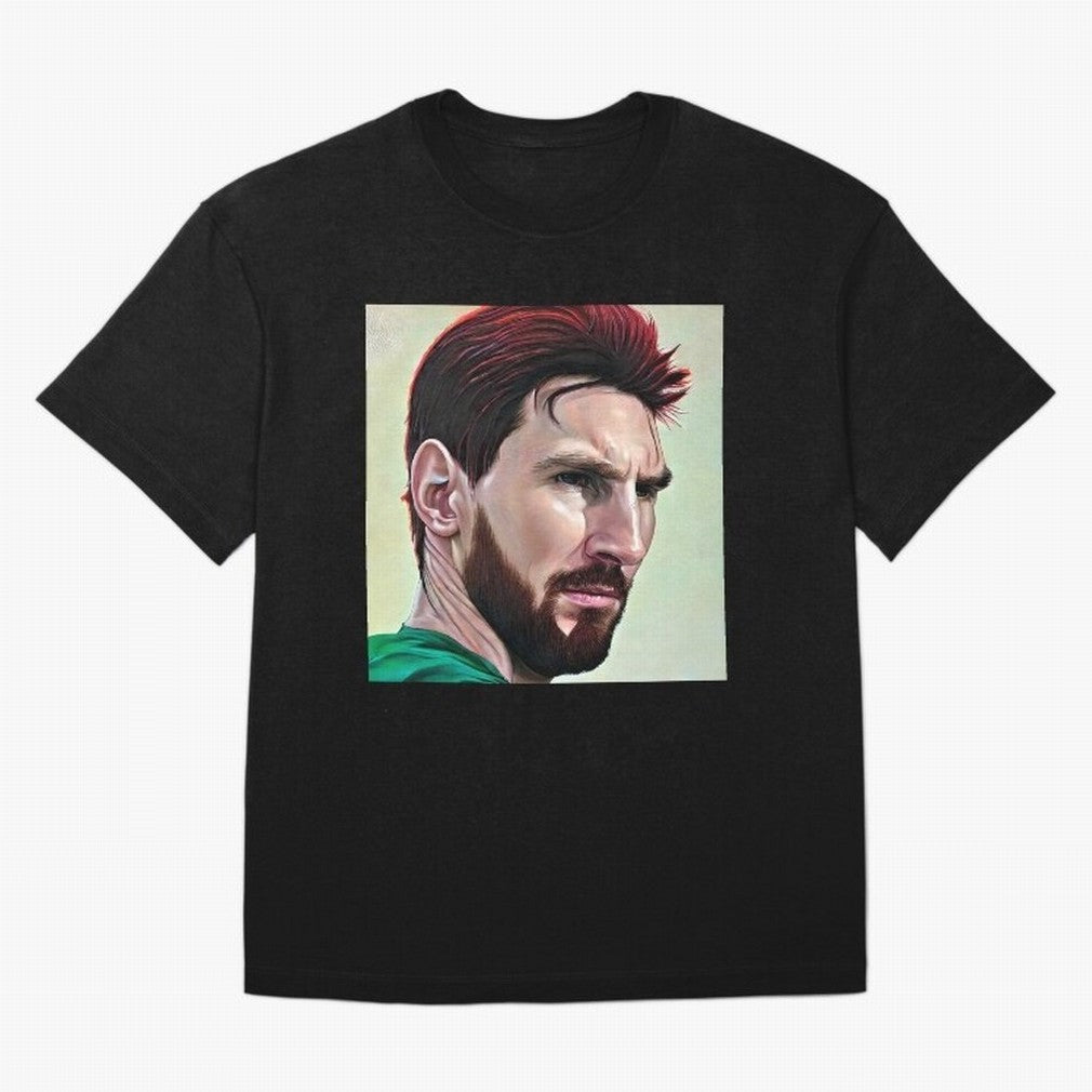 Painterly Messi Classic T-Shirt Carry Global Football Passion for FIFA World Cup 2026 USA Canada Mexico, Made for Haaland and Mbappe, Brazil, Portugal and Argentina, Soccer Culture, Superstar Moments, National Team Dreams and Competitive Fire;