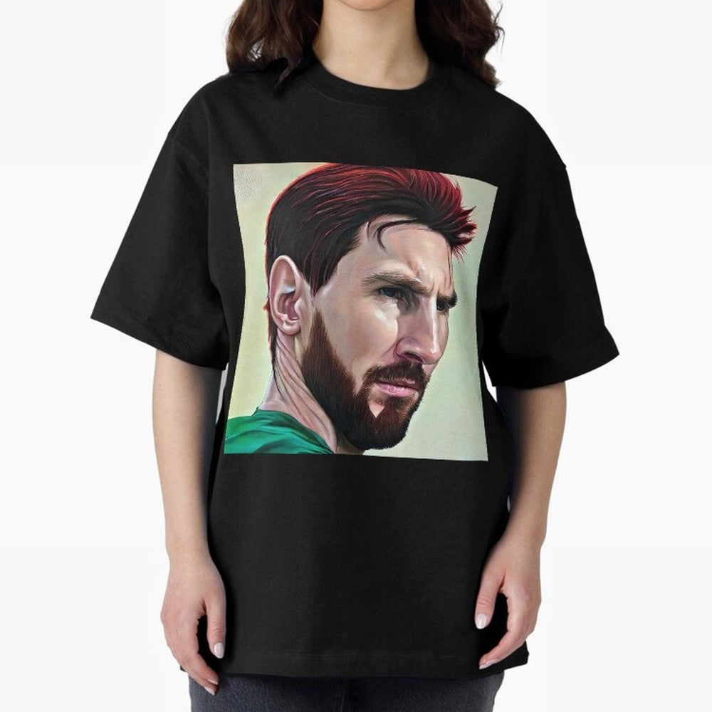 Painterly Messi Classic T-Shirt Carry Global Football Passion for FIFA World Cup 2026 USA Canada Mexico, Made for Haaland and Mbappe, Brazil, Portugal and Argentina, Soccer Culture, Superstar Moments, National Team Dreams and Competitive Fire;