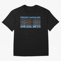 Everybody Gangsta - Lionel Messi - Ankara Messi Classic T-Shirt Turn Football Passion into Global Football Passion for FIFA World Cup 2026 USA Canada Mexico, Made for Messi, Neymar and Mbappe, England, Goal Celebration Energy, Supporter Heritage,