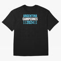 Argentina Campeones 2024 Oversized T-Shirt Experience the Global Stage of FIFA World Cup 2026 USA Canada Mexico Spirit, Built around Spain, Neymar, Haaland and Cristiano Ronaldo, Global Supporter Spirit, Legendary Goals, National Colors and