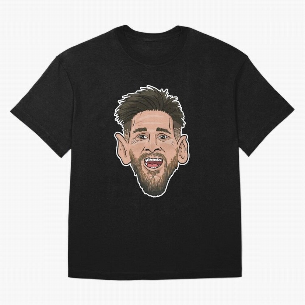 messi toon face argentina Classic T-Shirt Fuel Your Fan Pride for Match Day Hype around FIFA World Cup 2026, CR7 and Messi, Spain, Football History, Final Match Energy, Crowd Noise and Once in a Lifetime Moments; Made for Collectors Who Enjoy
