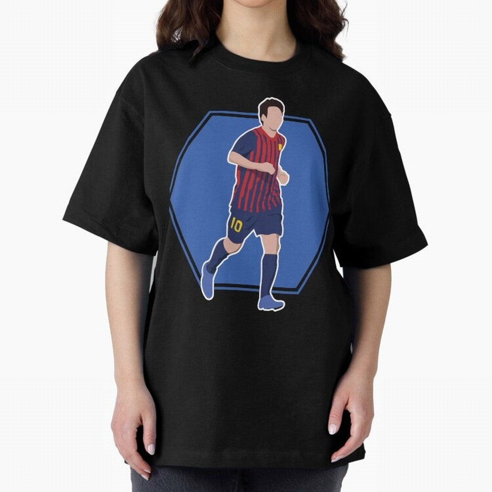 Messi Best Oversized T-Shirt Turn Up for FIFA World Cup 2026 Group Stage Highlighting Messi and Cristiano Ronaldo, Brazil Energy, Sports Nostalgia, International Competition, Famous Players and Unforgettable Victories; Perfect for Fans, Collectors,