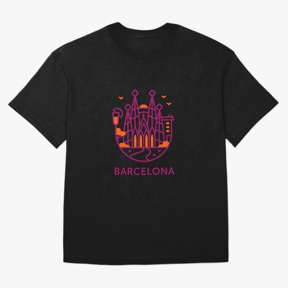 Luggage Barcelona Oversized T-Shirt Follow the Road to the FIFA World Cup 2026 Group Stage Journey through Mbappe Highlights, Argentina and Brazil Pride, Soccer Culture, Superstar Moments, National Team Dreams and Competitive Fire; Perfect for
