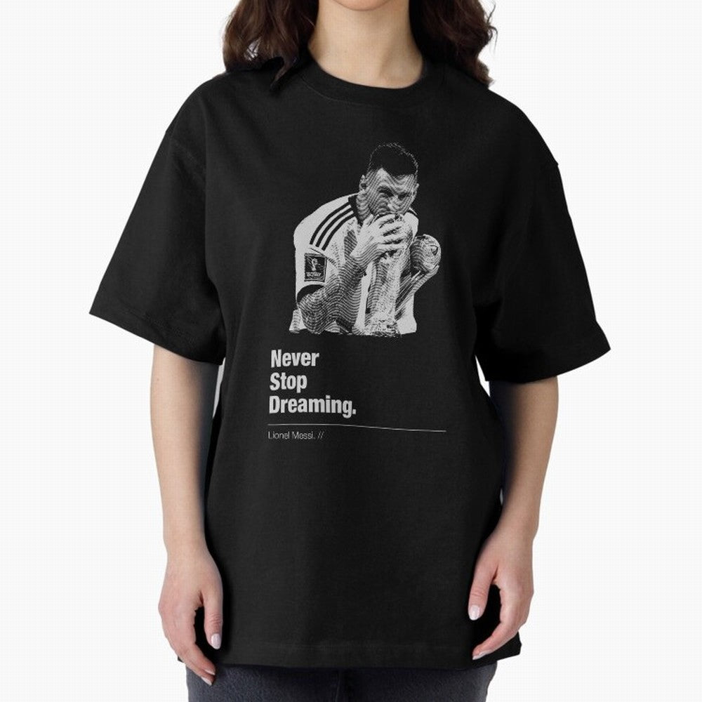 Never Stop Dreaming Classic T-Shirt Celebrate Global Passion for FIFA World Cup 2026 for Fans of CR7 and Brazil, Portugal and Argentina, Bringing Worldwide Fan Energy, Dramatic Goals, Stadium Lights and Championship Celebrations; Ideal for Fans Who
