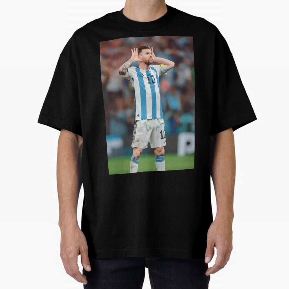 Lionel Messi In Qatar Wolrd Cup Classic T-Shirt Represent Football Lovers during FIFA World Cup 2026 USA Canada Mexico Spirit, Inspired by Argentina, France and Brazil, Neymar, Classic Soccer Heritage, Championship Pressure, Fan Loyalty and