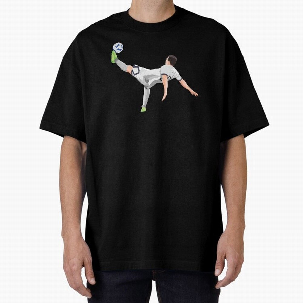 Messi Bicycle Kick Oversized T-Shirt Celebrate Golden Goal Energy in the FIFA World Cup 2026 USA Canada Mexico Journey through Mbappe and Neymar Highlights, England and Germany Pride, Supporter Pride, Iconic Celebrations, Legendary Names and Global