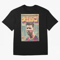 Messi the Goat Japanese Vintage Poster Classic T-Shirt Celebrate Golden Goal Energy in FIFA World Cup 2026 USA Canada Mexico Inspired by Mbappe, Netherlands Energy, Tournament Hype, Historic Matchups, Family Viewing Parties and Global Sports Pride;