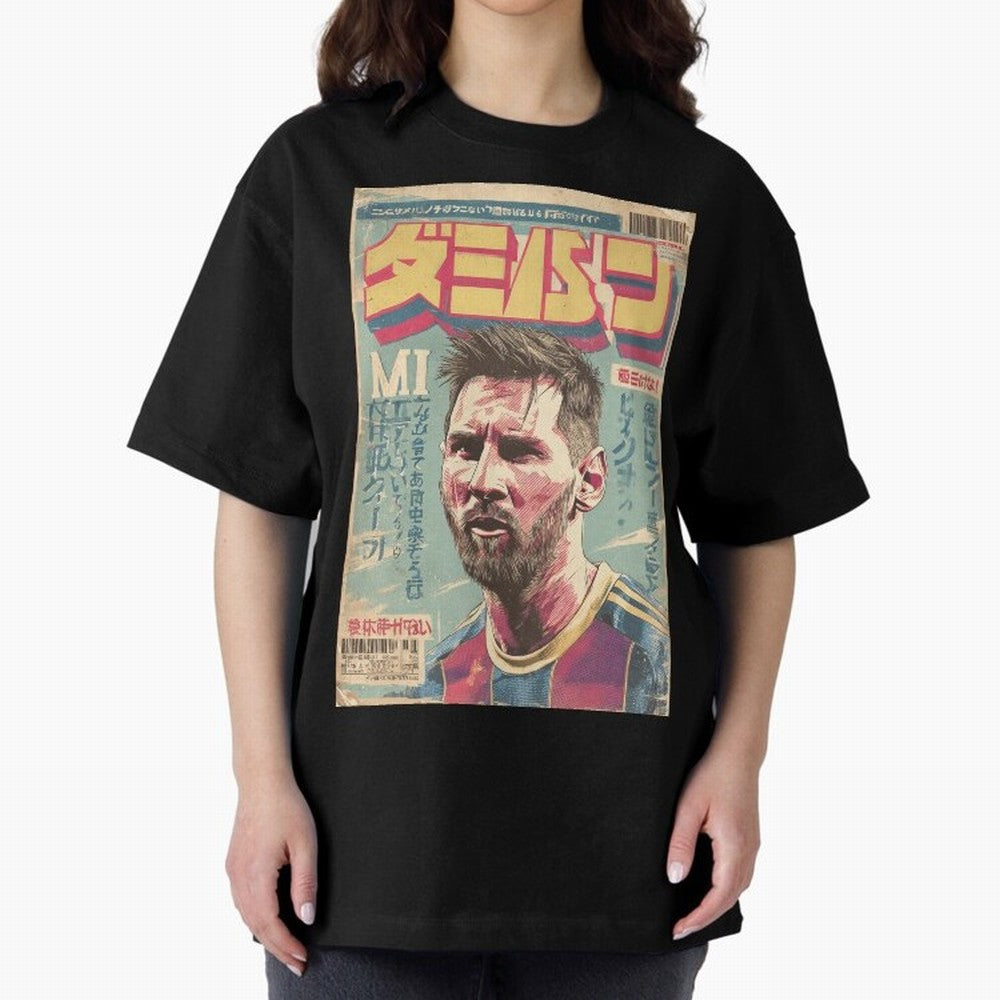 Messi the Goat Japanese Vintage Poster Classic T-Shirt Celebrate Golden Goal Energy in FIFA World Cup 2026 USA Canada Mexico Inspired by Mbappe, Netherlands Energy, Tournament Hype, Historic Matchups, Family Viewing Parties and Global Sports Pride;