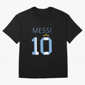 Messi argentina number 10 with 3 stars ver 1 Classic T-Shirt Mark Global Football Passion for FIFA World Cup 2026, Made for Messi, Neymar and Mbappe, France and Portugal, Sports Nostalgia, International Competition, Famous Players and Unforgettable