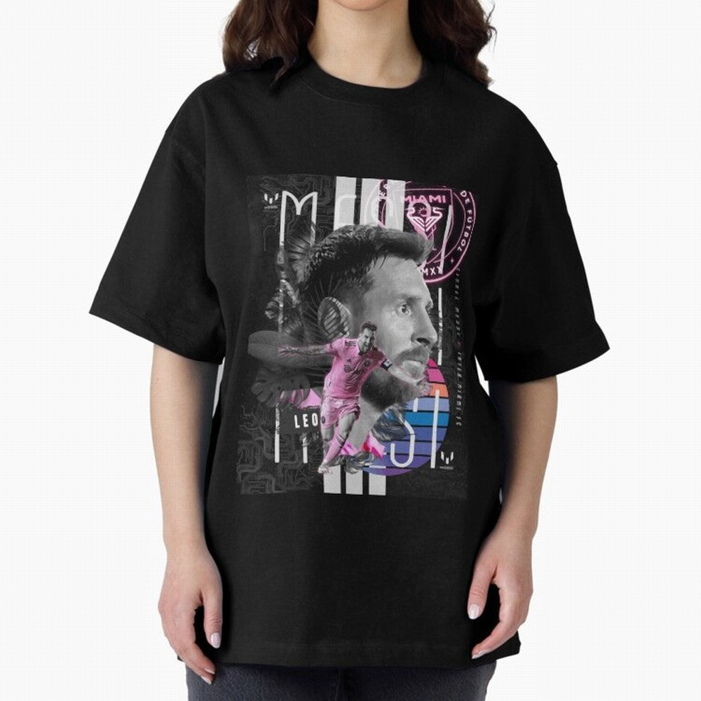 Messi Pop Art Portrait Classic T-Shirt Celebrate Fan Favorites in Global Football Passion for FIFA World Cup 2026 Group Stage, Capturing Mbappe, Portugal, Spain and Germany, Football Festival Excitement, Trophy Ambitions, Country Rivalries and Star