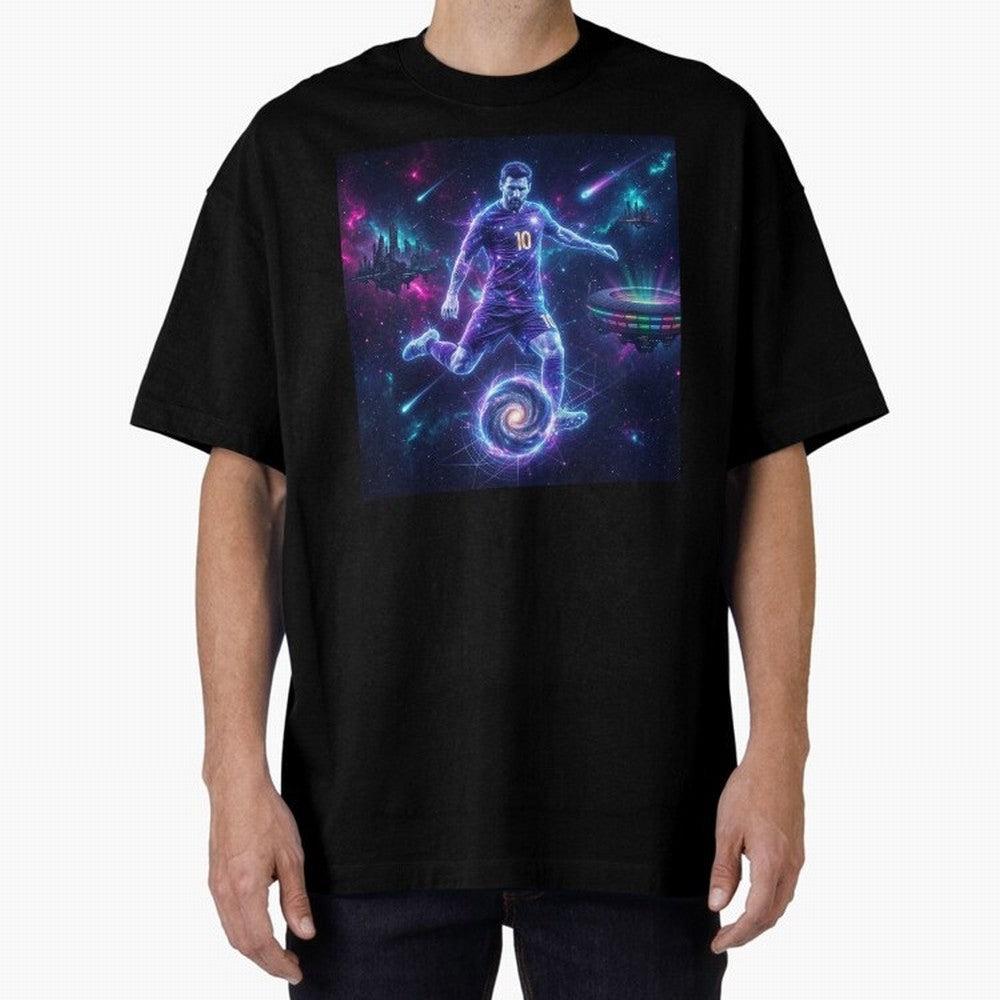 Lionel Messi The Eternal GOAT Of Another Galaxy - (Version 3) Classic T-Shirt Keep Football History Alive during FIFA World Cup 2026 Group Stage Connected to Cristiano Ronaldo, Haaland and CR7, England and Germany Energy, Football Passion,