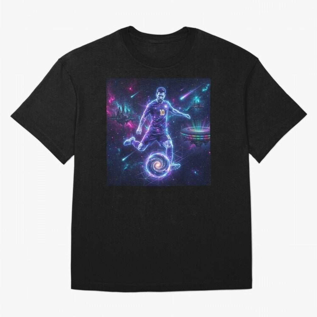 Lionel Messi The Eternal GOAT Of Another Galaxy - (Version 3) Classic T-Shirt Keep Football History Alive during FIFA World Cup 2026 Group Stage Connected to Cristiano Ronaldo, Haaland and CR7, England and Germany Energy, Football Passion,