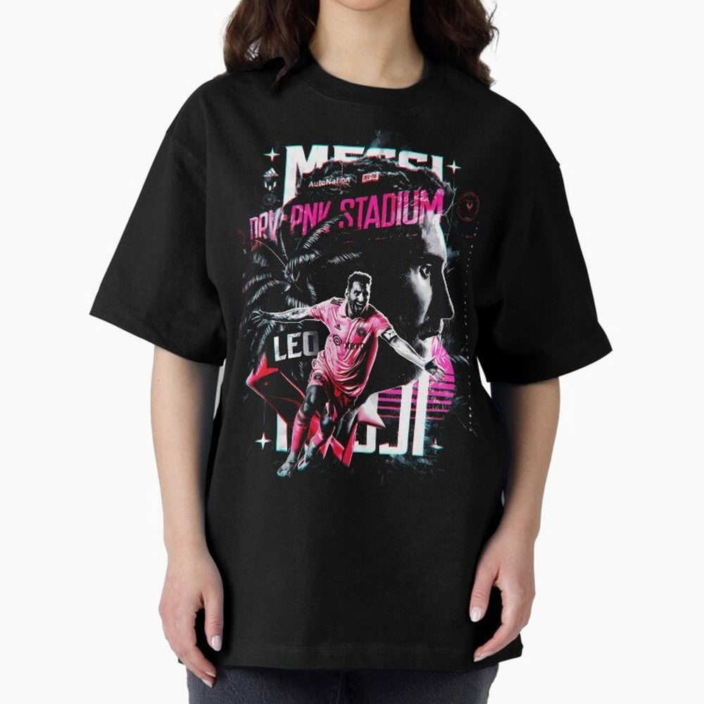 Messi The GOAT Oversized T-Shirt Represent Football Lovers during FIFA World Cup 2026 USA Canada Mexico Spirit, Inspired by Portugal, CR7, Classic Soccer Heritage, Championship Pressure, Fan Loyalty and International Pride; Built for Supporters