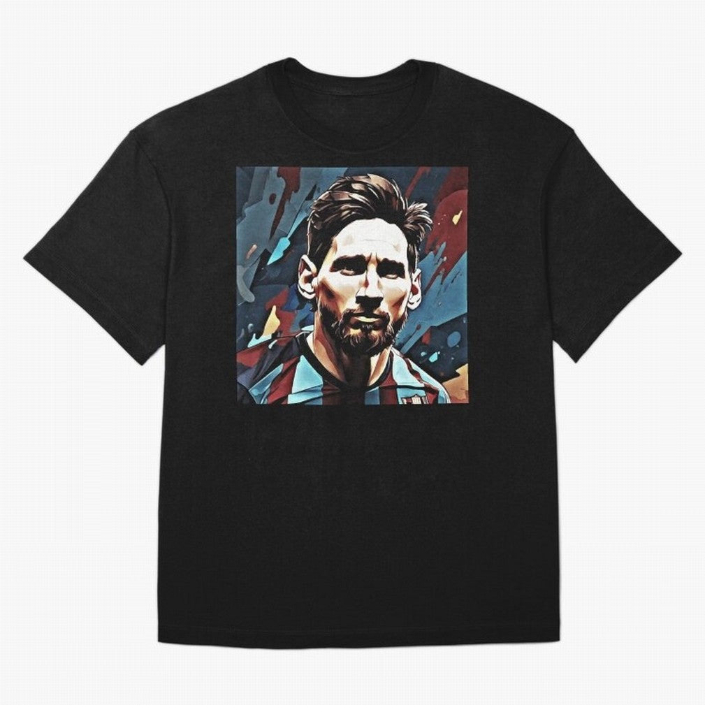Messi The GOAT Oversized T-Shirt Represent Football Lovers during FIFA World Cup 2026 USA Canada Mexico for Fans of Mbappe and Brazil, Portugal and Argentina, Bringing Retro Football Energy, Iconic Rivalries, Trophy Chase Drama and Stadium
