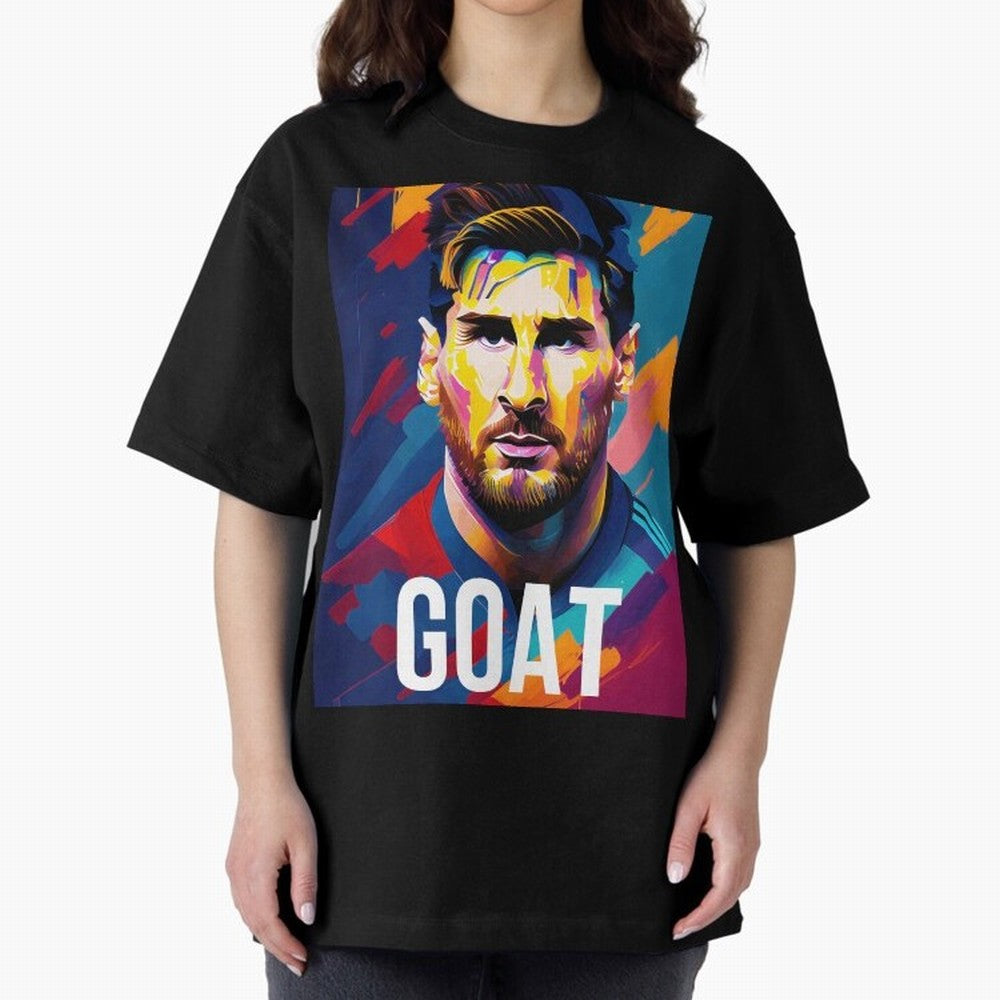 Messi Pop Art Portrait Classic T-Shirt Join the Countdown to FIFA World Cup 2026 Group Stage for Fans of CR7 and Messi and England and Germany, Bringing Tournament Hype, Historic Matchups, Family Viewing Parties and Global Sports Pride; Perfect for