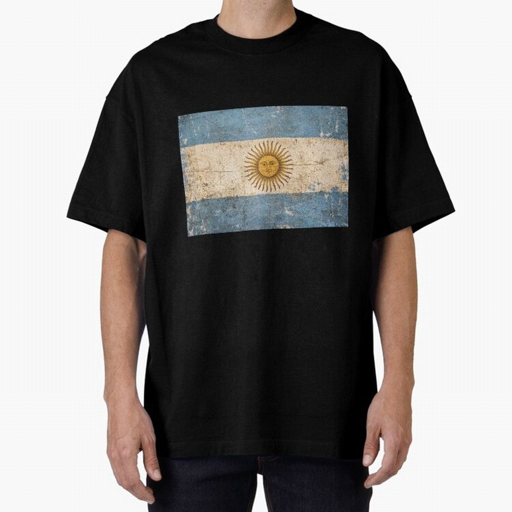 Vintage Argentina Flag Soccer Fan Design Classic T-Shirt Cheer for FIFA World Cup 2026 Group Stage Capturing Cristiano Ronaldo, Argentina, France and Brazil Energy, Worldwide Fan Energy, Dramatic Goals, Stadium Lights and Championship Celebrations;