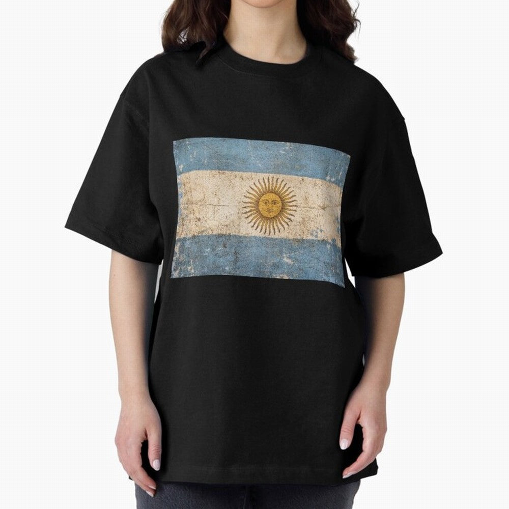Vintage Argentina Flag Soccer Fan Design Classic T-Shirt Cheer for FIFA World Cup 2026 Group Stage Capturing Cristiano Ronaldo, Argentina, France and Brazil Energy, Worldwide Fan Energy, Dramatic Goals, Stadium Lights and Championship Celebrations;