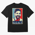 Messi Pop Art Portrait Classic T-Shirt Show Passion for the Stars of FIFA World Cup 2026 Group Stage Celebrating CR7, Argentina Energy, Worldwide Fan Energy, Dramatic Goals, Stadium Lights and Championship Celebrations; Ideal for Fans Who Follow