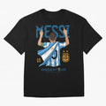 Messi Pop Art Portrait Classic T-Shirt Keep the Legacy of FIFA World Cup 2026 for Fans of Messi and Cristiano Ronaldo and England, France and Netherlands, Bringing Worldwide Fan Energy, Dramatic Goals, Stadium Lights and Championship Celebrations;