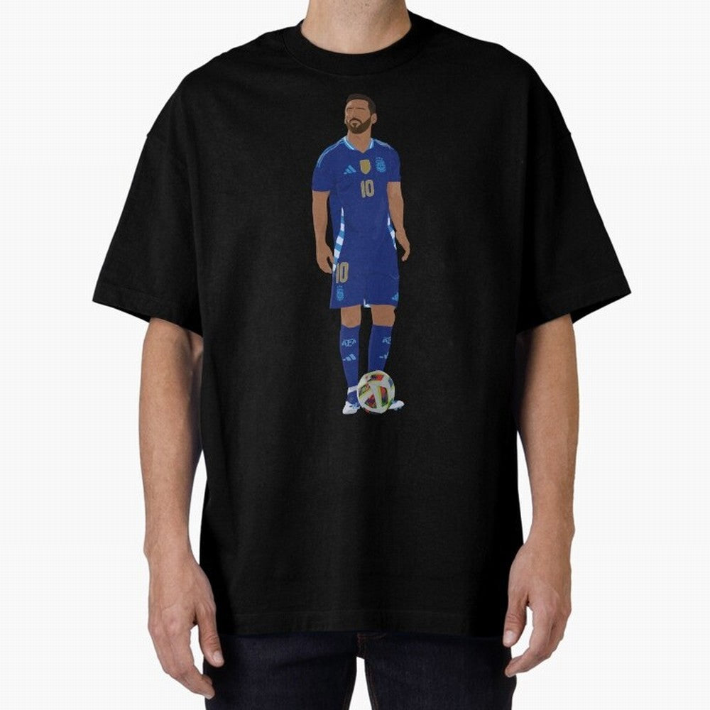 Leo Messi Classic T-Shirt Show Championship Spirit for FIFA World Cup 2026 USA Canada Mexico for Fans of Neymar and Brazil, Portugal and Argentina, Bringing Global Supporter Spirit, Legendary Goals, National Colors and Tournament Celebration; Ideal