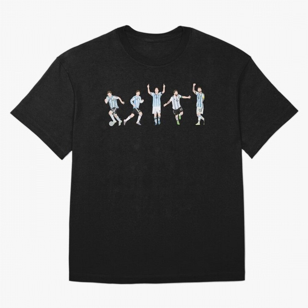 Messi in the World Cups since 2006 Oversized T-Shirt Feel the Roar of Match Day Hype around FIFA World Cup 2026 USA Canada Mexico, Mbappe, Argentina, France and Brazil, Classic Soccer Heritage, Championship Pressure, Fan Loyalty and International
