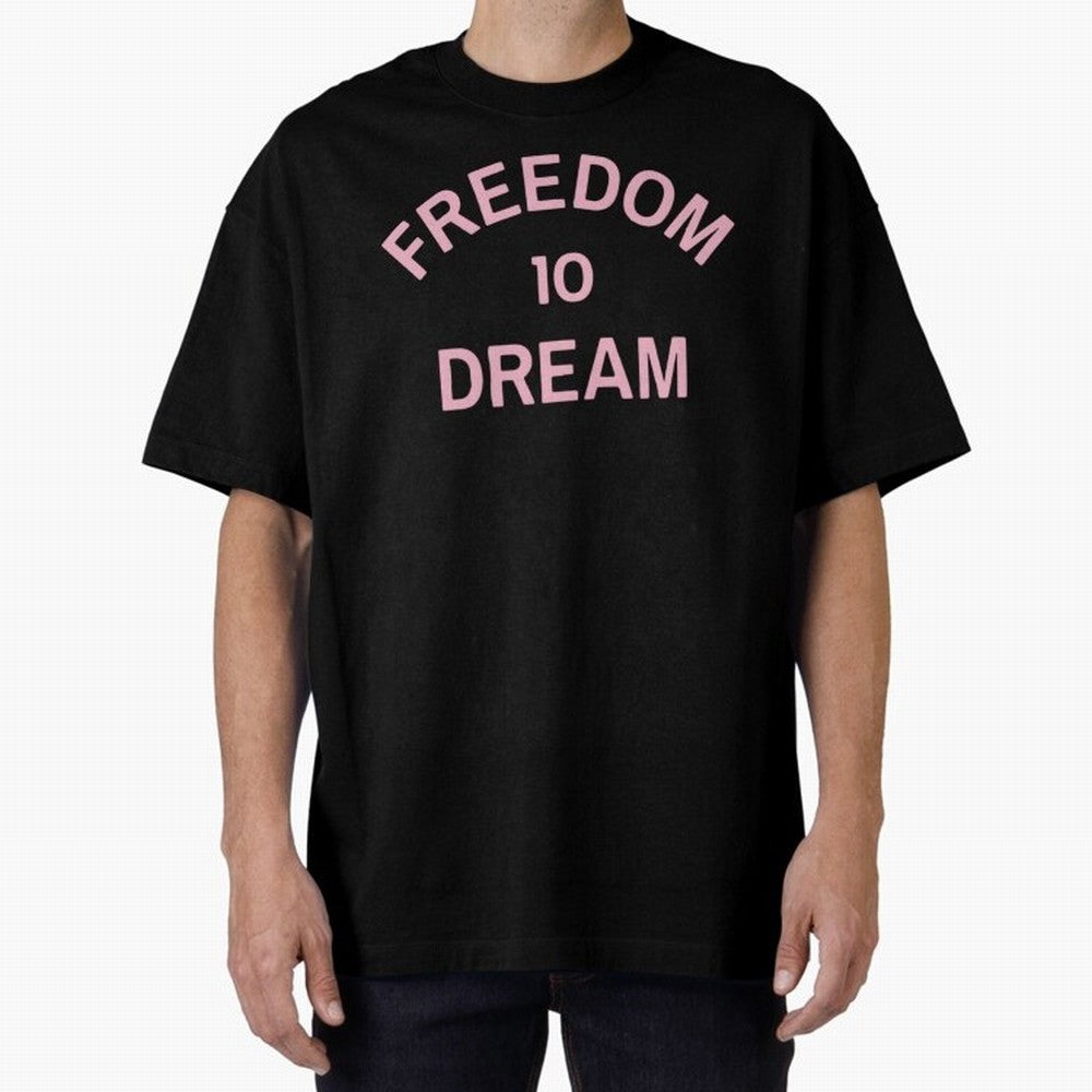 Freedom 10 Dream Oversized T-Shirt Follow the Final Road of FIFA World Cup 2026 Group Stage for Fans of Haaland and Mbappe and Argentina and Brazil, Bringing Stadium Chants, National Pride, Trophy Dreams and Unforgettable Football Memories; Perfect