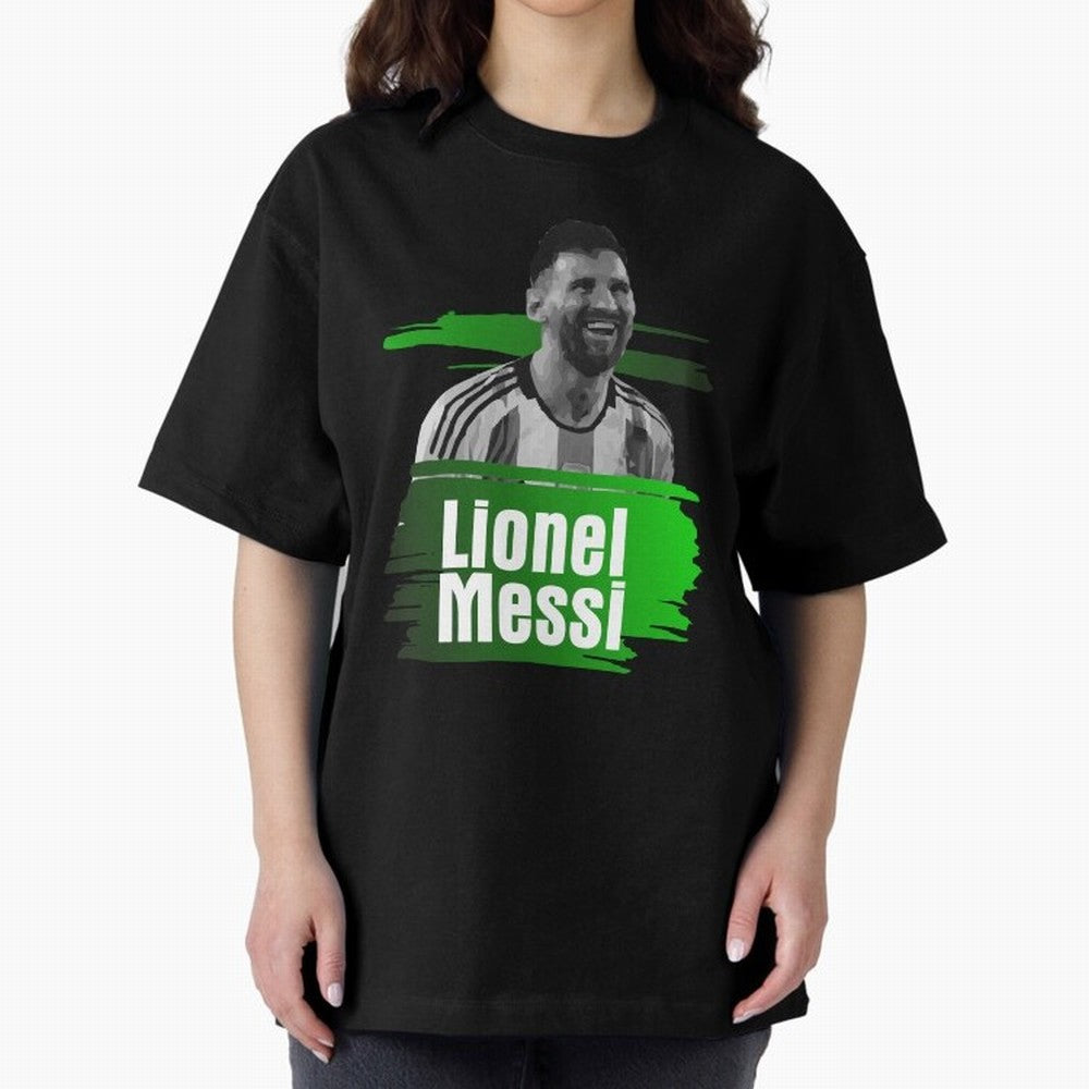 Lionel Messi Oversized T-Shirt Experience the FIFA World Cup 2026 Group Stage Journey through Mbappe and Neymar Highlights, England Pride, Worldwide Fan Energy, Dramatic Goals, Stadium Lights and Championship Celebrations; Ideal for Passionate Fans