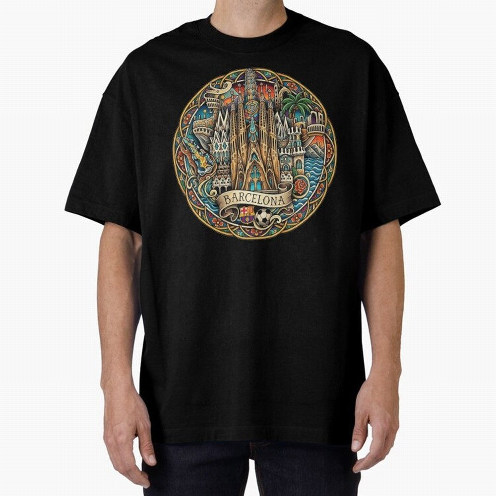 BARCELONA Classic T-Shirt Build Match Day Hype around FIFA World Cup 2026 USA Canada Mexico, Mbappe and Neymar, Germany, Football Festival Excitement, Trophy Ambitions, Country Rivalries and Star Player Buzz; Built for Supporters Chasing Trophy