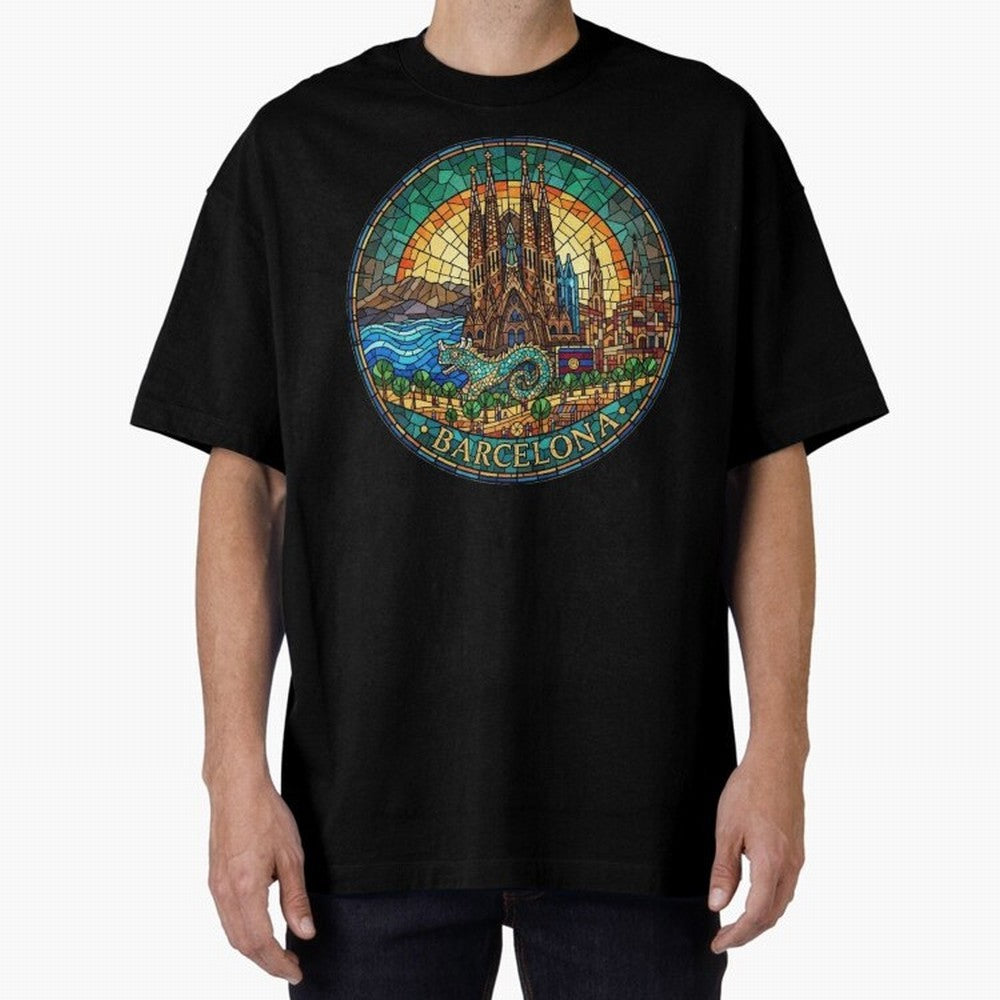 BARCELONA Classic T-Shirt Show Fan Pride Across FIFA World Cup 2026 Group Stage Spirit, Built around Spain, Mbappe and Neymar, Vintage Soccer Flavor, Modern Football Stars, National Flags and Final Night Emotion; Perfect for Supporters Who Want