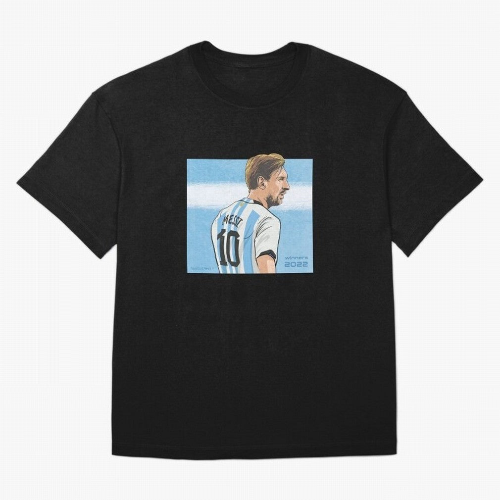 Messi Argentina's Qatar 2022 Hero Classic T-Shirt Live the Energy of FIFA World Cup 2026 USA Canada Mexico for Fans of Messi and Cristiano Ronaldo and France, Bringing Football Passion, Legendary Performances, Festival Vibes and Supporter