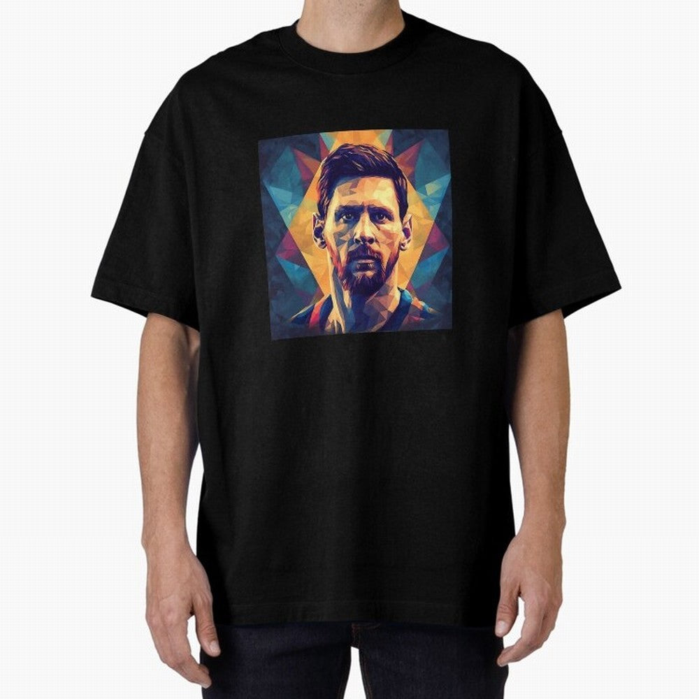 Lionel Messi Portrait Vector Classic T-Shirt Follow the Final Road of the FIFA World Cup 2026 Group Stage Journey through Mbappe Highlights, England and Germany Pride, Classic Soccer Heritage, Championship Pressure, Fan Loyalty and International
