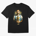 Lionel Messi Classic T-Shirt Show Love for Legendary Goals in FIFA World Cup 2026 Group Stage Spirit, Highlighting Argentina and Brazil, Neymar, Classic Soccer Heritage, Championship Pressure, Fan Loyalty and International Pride; Perfect for