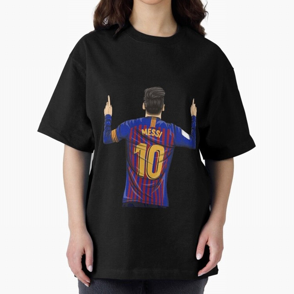 Lionel Messi Barcelona's Version Classic T-Shirt Capture Stadium Memories from FIFA World Cup 2026 Group Stage Celebrating Messi, Neymar and Mbappe, England, France and Netherlands Energy, Champion Mindset, Group Stage Buzz, Knockout Tension and