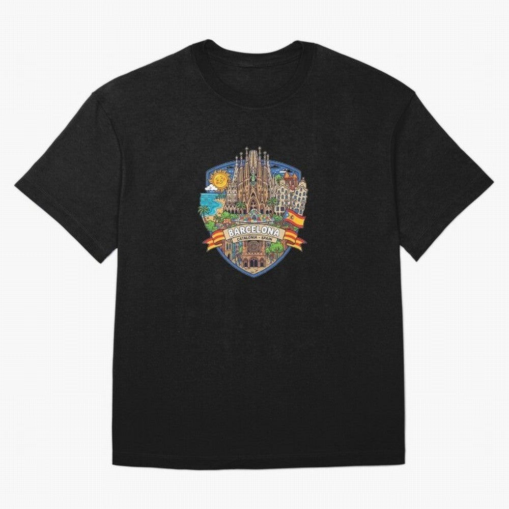 BARCELONA Classic T-Shirt Fuel Your Fan Pride for FIFA World Cup 2026 Group Stage Spirit, with France, Messi, Football History, Final Match Energy, Crowd Noise and Once in a Lifetime Moments; Created for Match Day Parties, Soccer Gifts, Fan Photos,