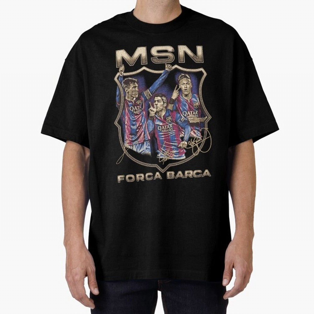 MSN of Barcelona Classic T-Shirt Upgrade FIFA World Cup 2026 Spirit, Featuring Germany, Haaland and Mbappe, Stadium Chants, National Pride, Trophy Dreams and Unforgettable Football Memories; Great for Watch Parties, Sports Bars, Family Nights, Fan