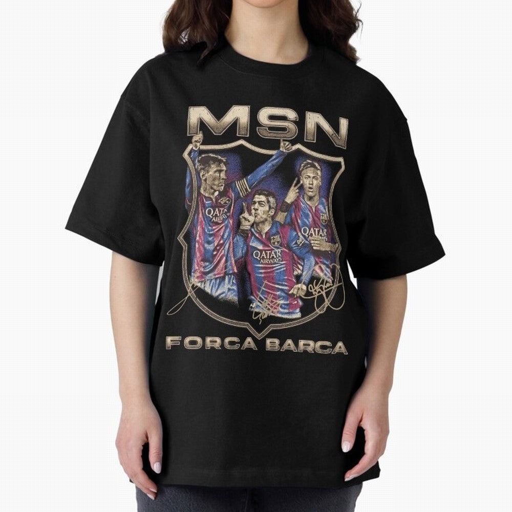 MSN of Barcelona Classic T-Shirt Upgrade FIFA World Cup 2026 Spirit, Featuring Germany, Haaland and Mbappe, Stadium Chants, National Pride, Trophy Dreams and Unforgettable Football Memories; Great for Watch Parties, Sports Bars, Family Nights, Fan
