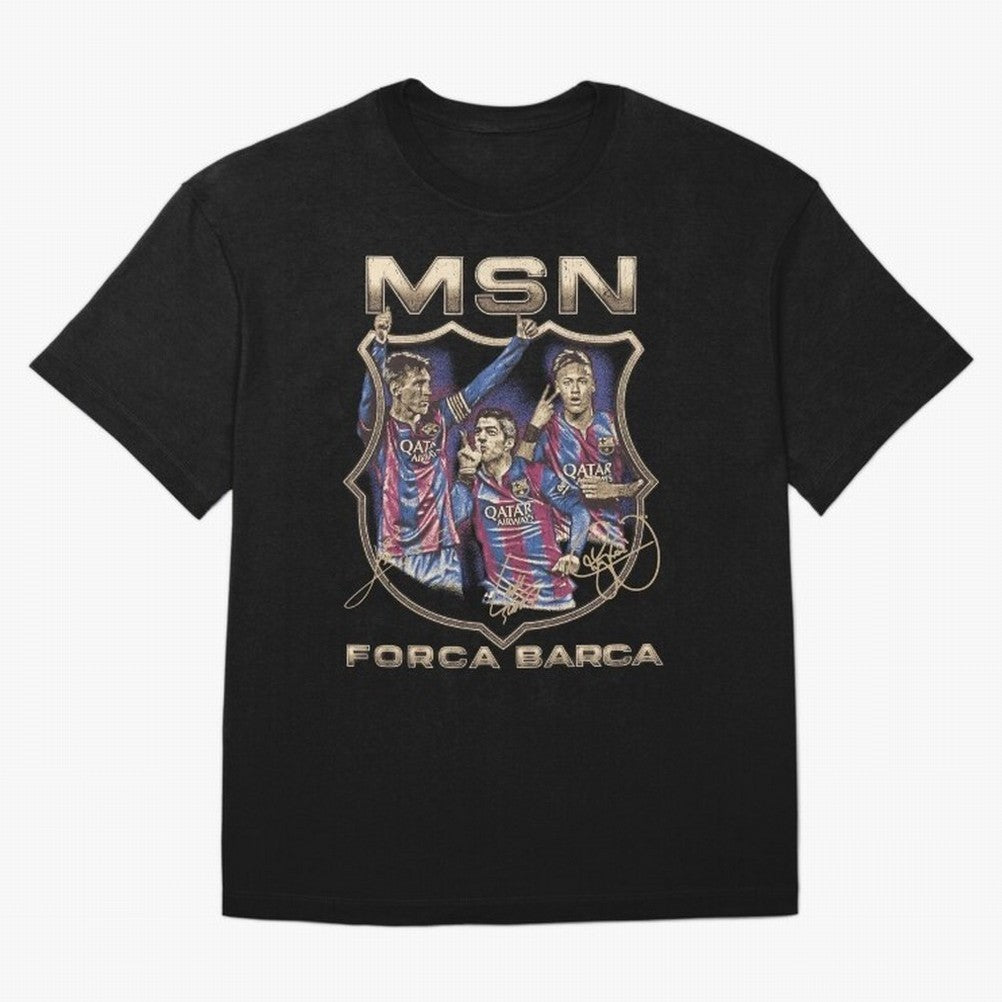 MSN of Barcelona Classic T-Shirt Upgrade FIFA World Cup 2026 Spirit, Featuring Germany, Haaland and Mbappe, Stadium Chants, National Pride, Trophy Dreams and Unforgettable Football Memories; Great for Watch Parties, Sports Bars, Family Nights, Fan