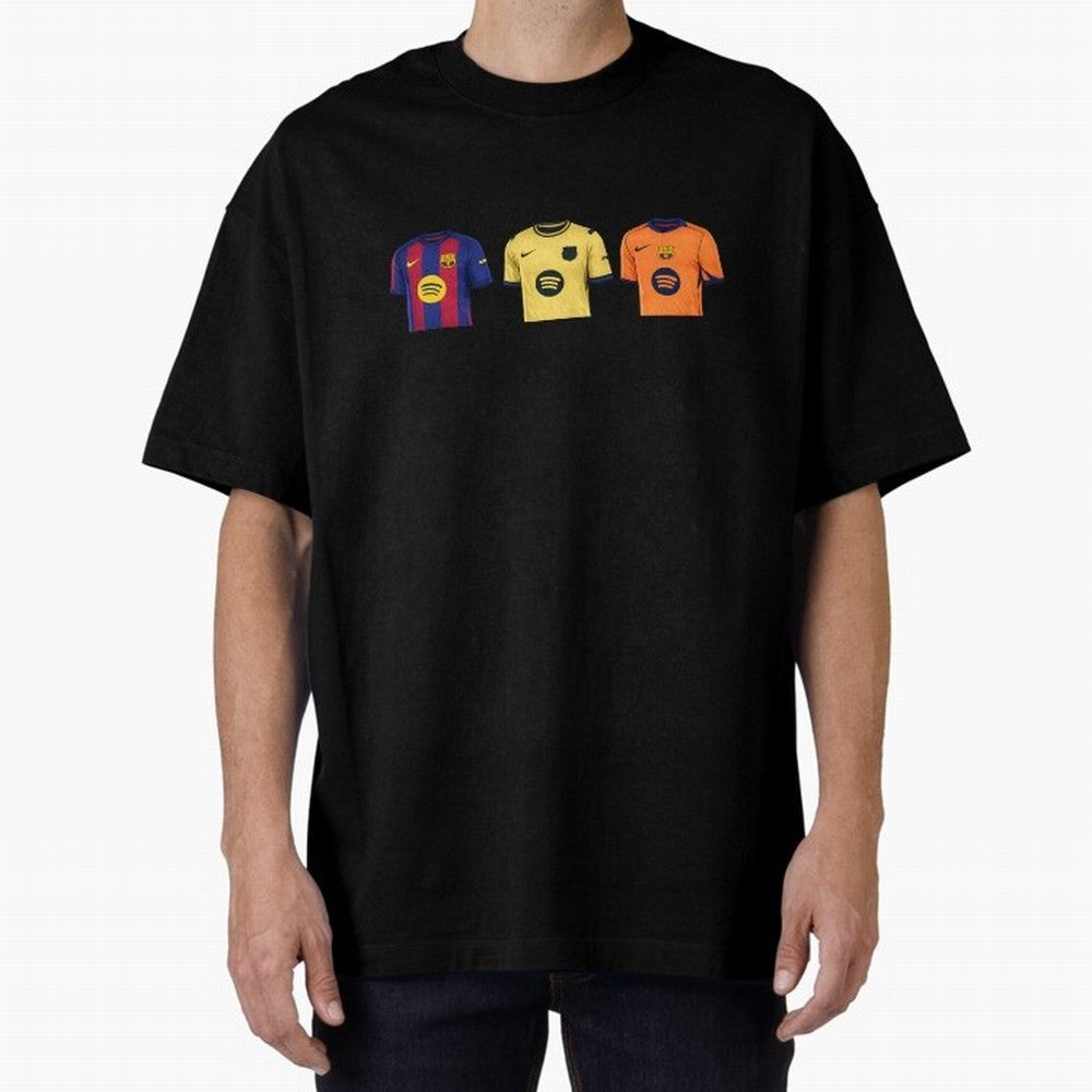 Barca 2526 Jersey Trio Classic T-Shirt Elevate the FIFA World Cup 2026 Group Stage Journey through Messi, Neymar and Mbappe Highlights, England Pride, Retro Football Energy, Iconic Rivalries, Trophy Chase Drama and Stadium Atmosphere; Made for