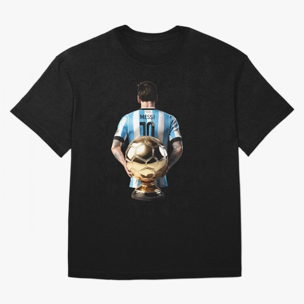 Soccer football lionel messi Barcellona Argentina illustration Oversized T-Shirt Share Match Day Hype around FIFA World Cup 2026 USA Canada Mexico, Mbappe and Neymar, Portugal, Spain and Germany, Game Day Rituals, Football Legends, Country Pride