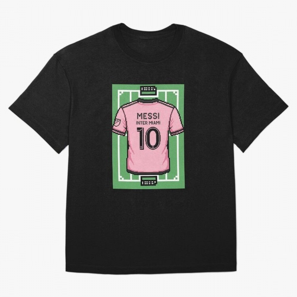 Leo Messi Inter Miami 8-Bit Soccer Football Classic T-Shirt Show Match Day Excitement for the FIFA World Cup 2026 Journey through Haaland and Mbappe Highlights, Spain Pride, Stadium Chants, National Pride, Trophy Dreams and Unforgettable Football