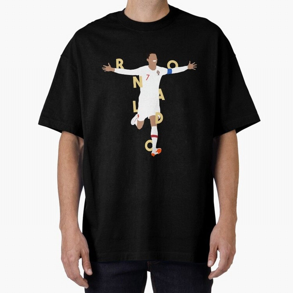 Ronaldo (Gold) Classic T-Shirt Capture Match Day Hype around FIFA World Cup 2026 USA Canada Mexico, Messi and Cristiano Ronaldo, Germany, Sports Nostalgia, International Competition, Famous Players and Unforgettable Victories; Made for Collectors